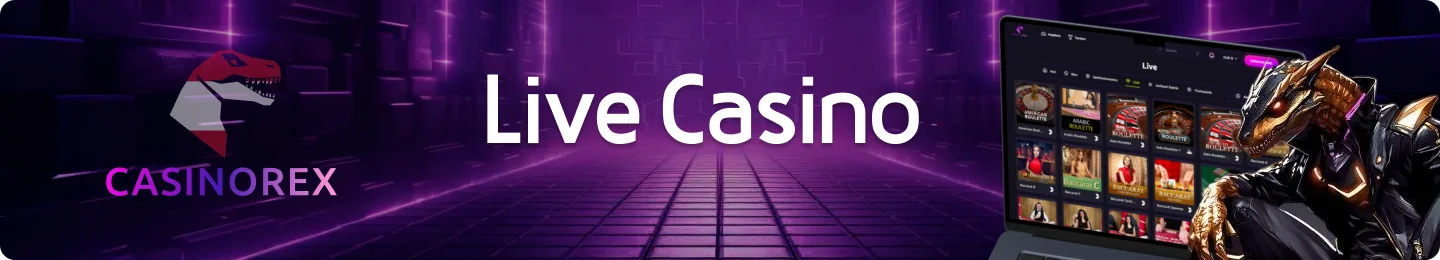 Live-Casino-Spiele bei Casinorex