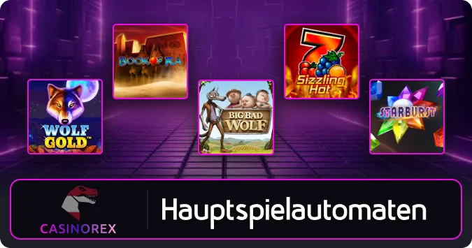 Das CasinoRex hat viele Spielautomaten