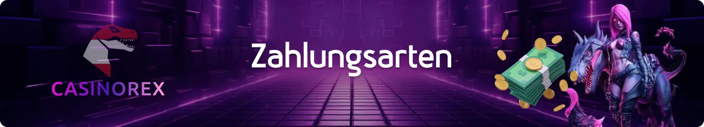 Zahlungsmöglichkeiten bei Casinorex Casino