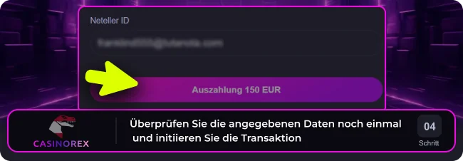 Rückzug von Casinorex beenden