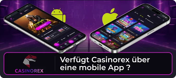 Casinorex über die mobile app