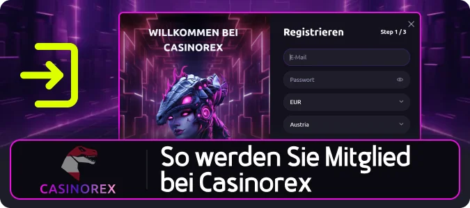 Wichtige Voraussetzung für den Besuch der Casinorex-Website